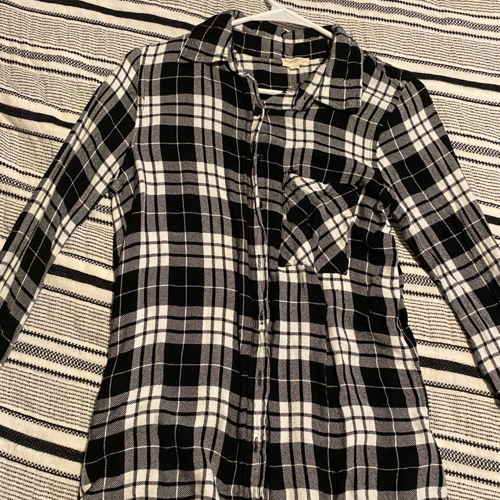 Black & white flannel